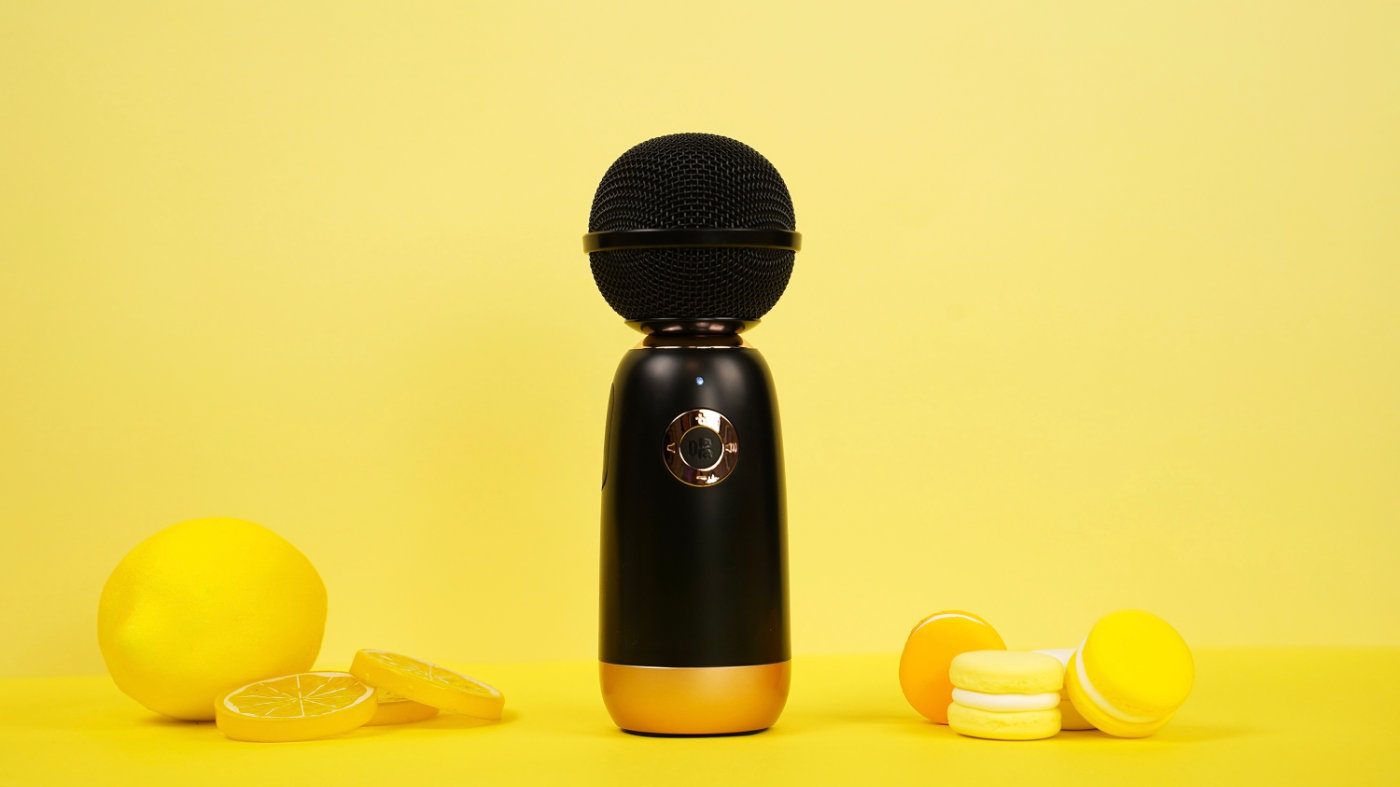 精灵麦克风q3怎么用嗨唱模式,唱吧精灵话筒q3直播唱歌评测