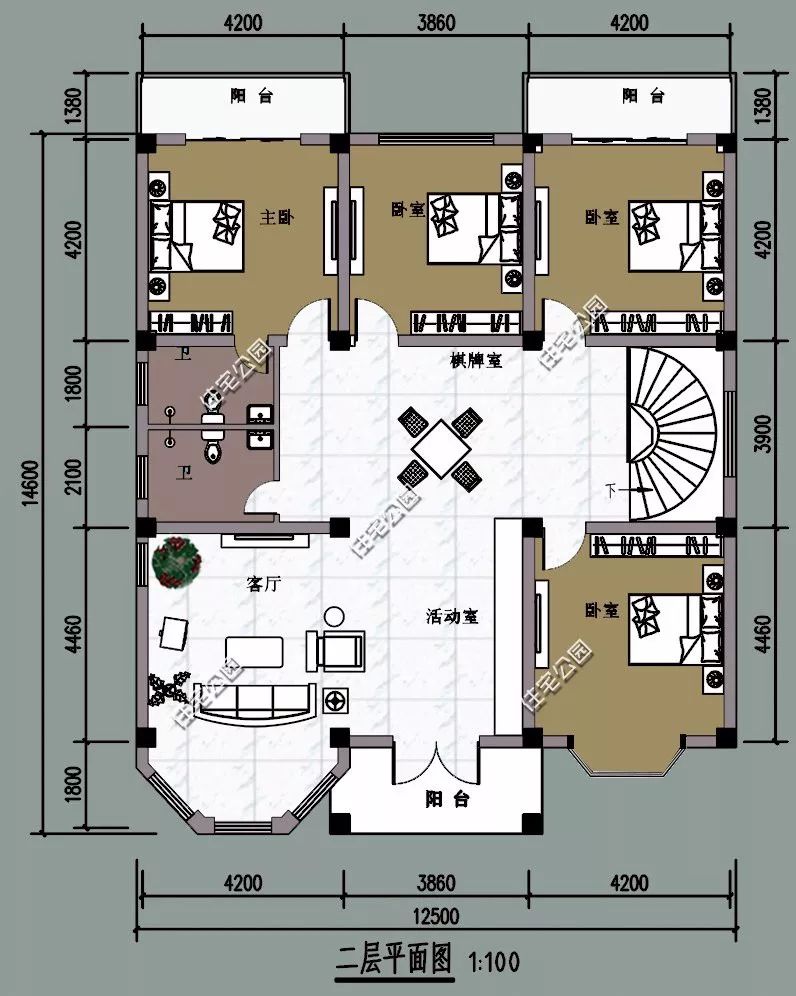 六款农村自建房户型推荐,农村盖房选这10套户型就够了