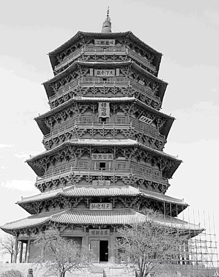 世界最美塔广州塔,中国第一木塔为何屹立1000年不倒