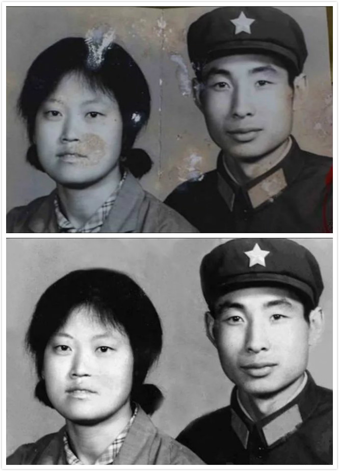 破损老照片ps还原修复,ps如何修复破损模糊照片