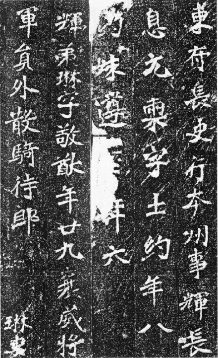 高道悦墓志全图 (高道悦夫人李氏墓志释文)