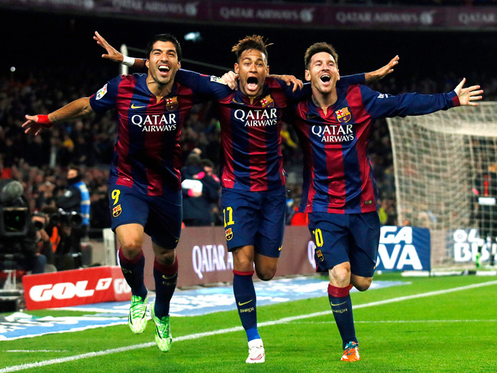 足坛21世纪各俱乐部最佳阵容巴萨,足坛最强三人组合msn