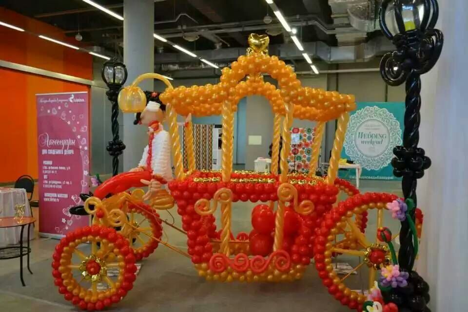 婚礼装饰气球的装法,气球婚礼现场布置效果图