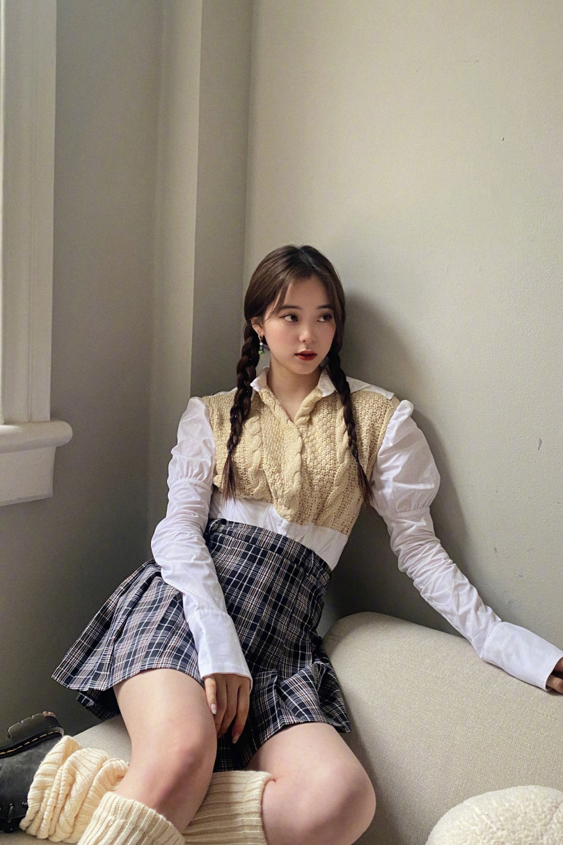 欧阳娜娜的清爽穿搭,欧阳娜娜夏日穿搭美图