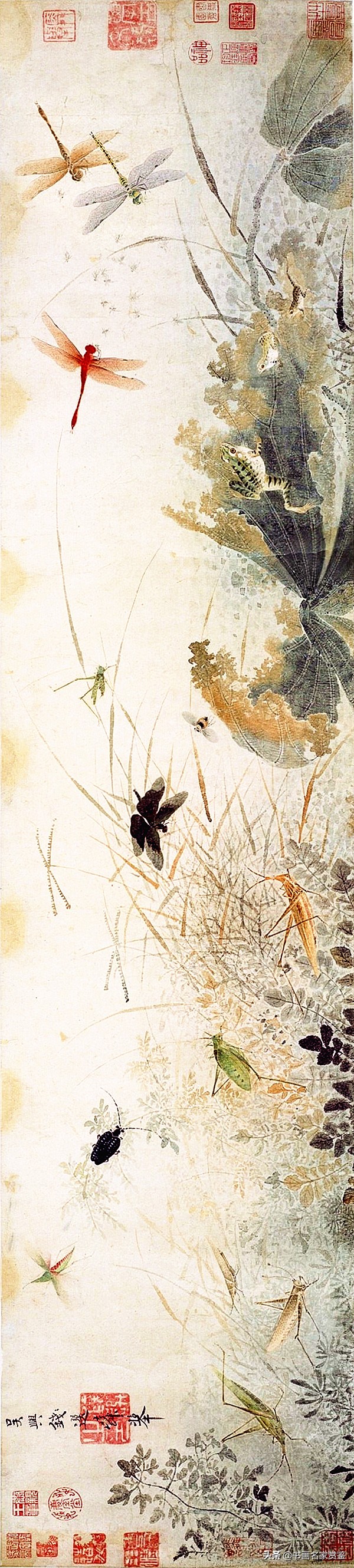 最早推动发扬了在画面上题写诗文，使诗书画合璧，被后世所继承