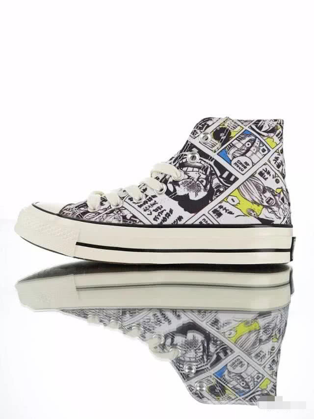 匡威海贼王联名款,海贼王匡威帆布鞋