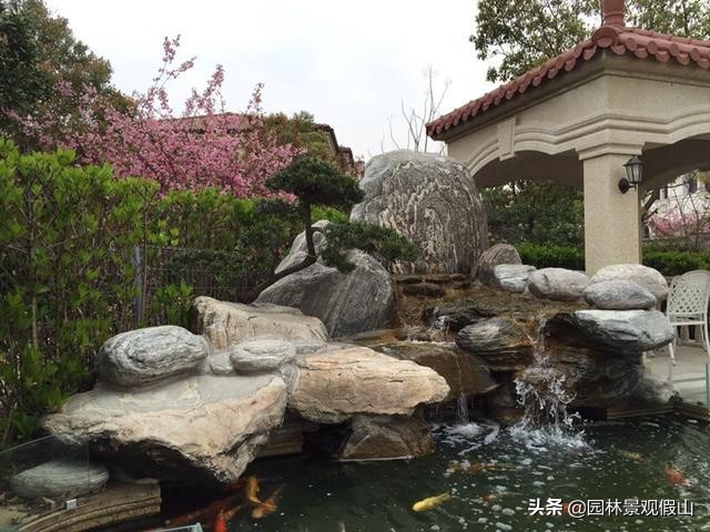 庭院假山鱼池制作视频,庭院假山设计制作价格