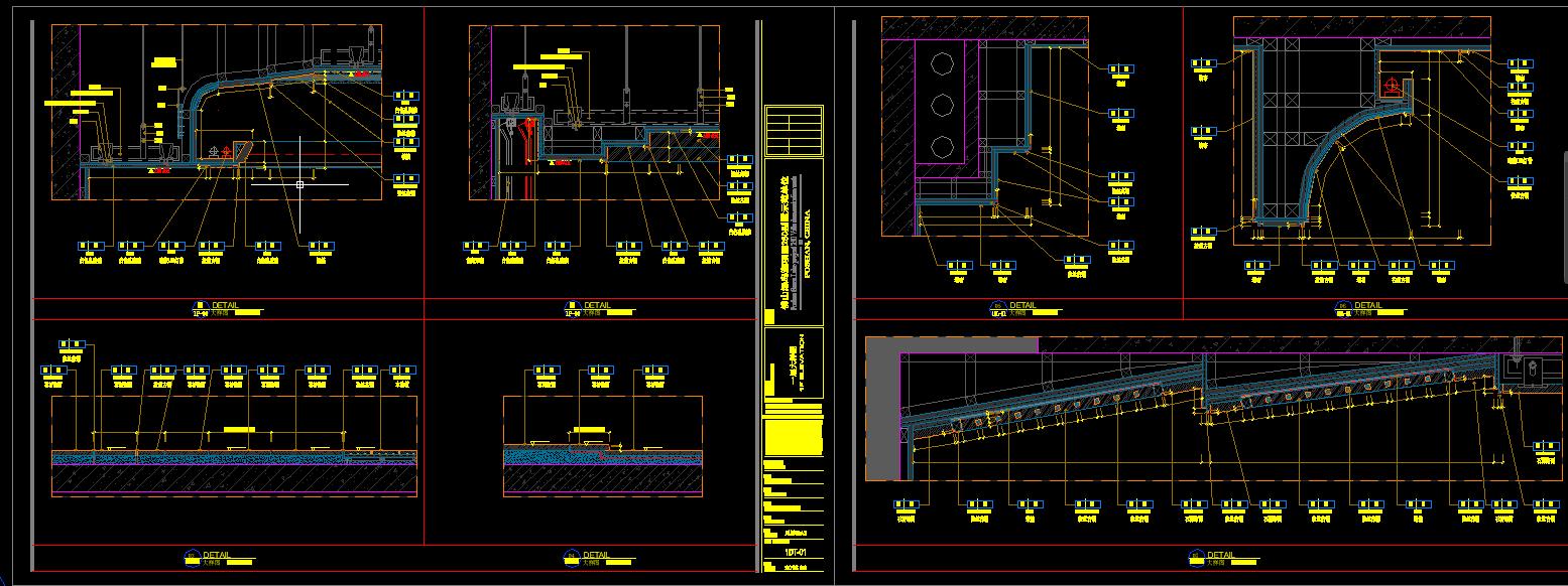 室内设计案例100套,别墅200平私家庭院施工图