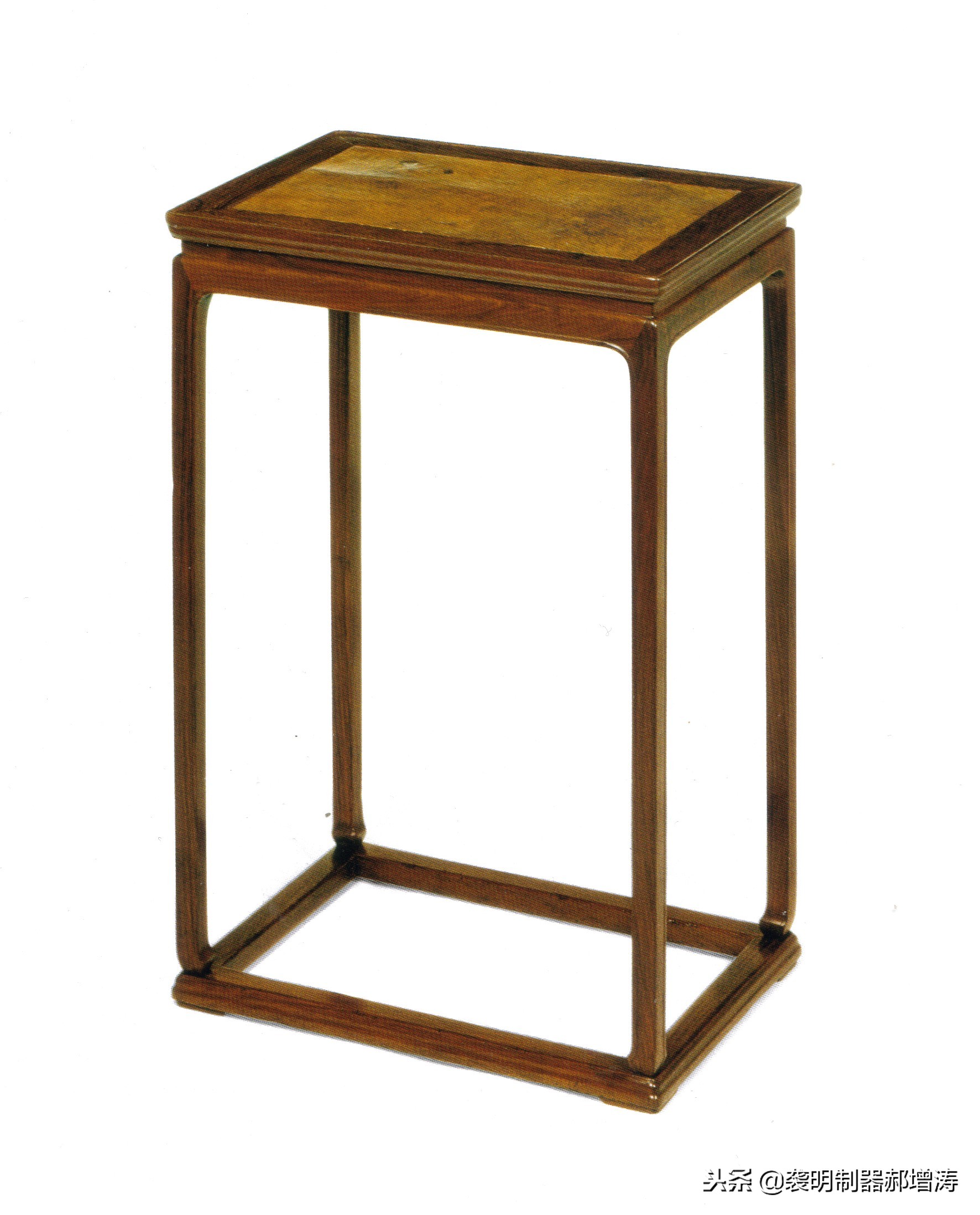 袭明｜古人享乐离不开香解读明式家具承托香炉珍贵的方香几