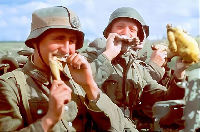 二战时德军的伙食有多好，希特勒真是下本了，不服都不行