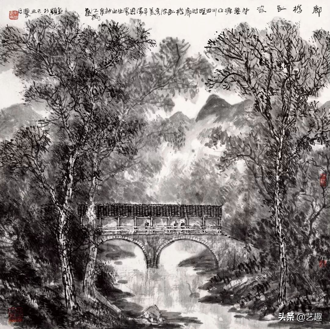 画家江枫作品,黄公望评价