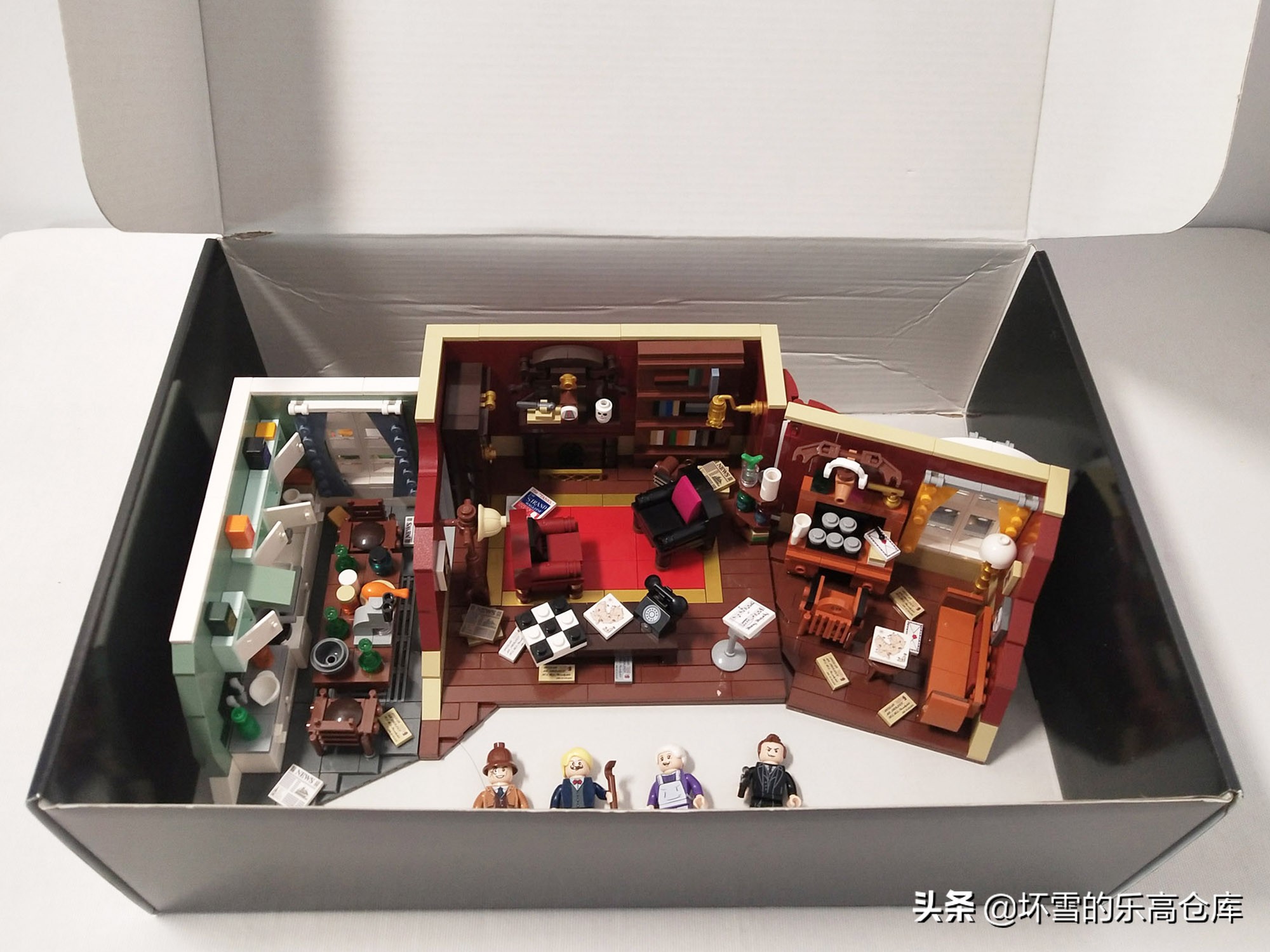 积木福尔摩斯贝克街,积木名侦探柯南拼装