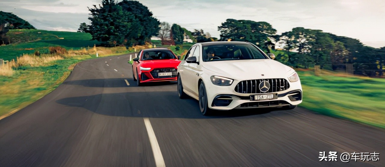 奥迪瓦罐旅行车rs6比赛,奥迪rs6对比amg
