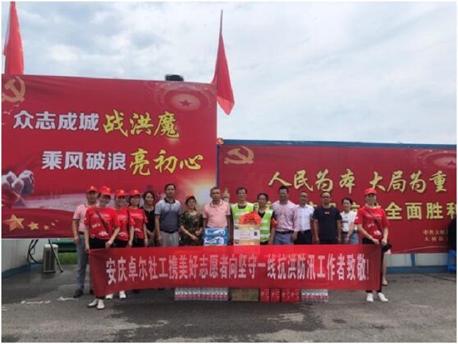 安徽人民抗击洪水,抗洪救灾安徽分队