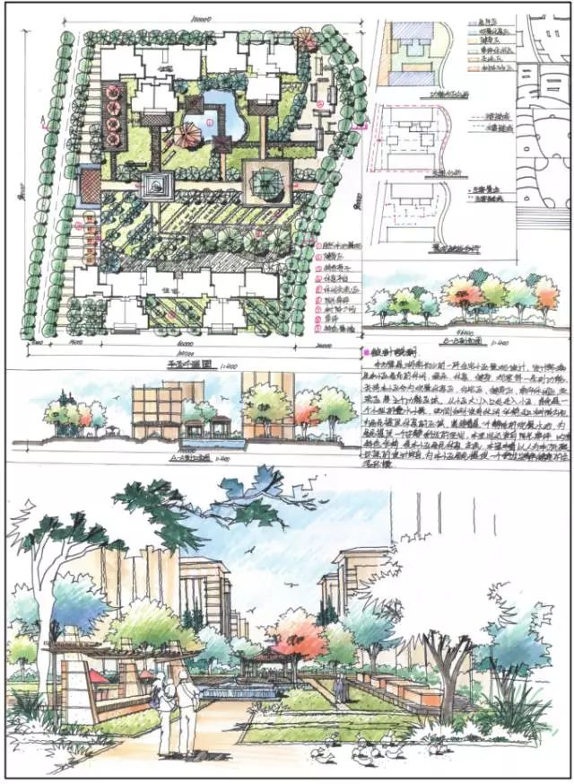景观快题节点设计图片,景观快题设计步骤图