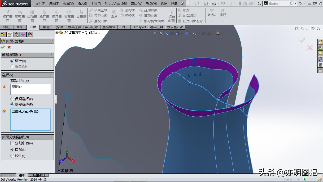 用solidworks画玫瑰花,solidworks怎么画玫瑰花