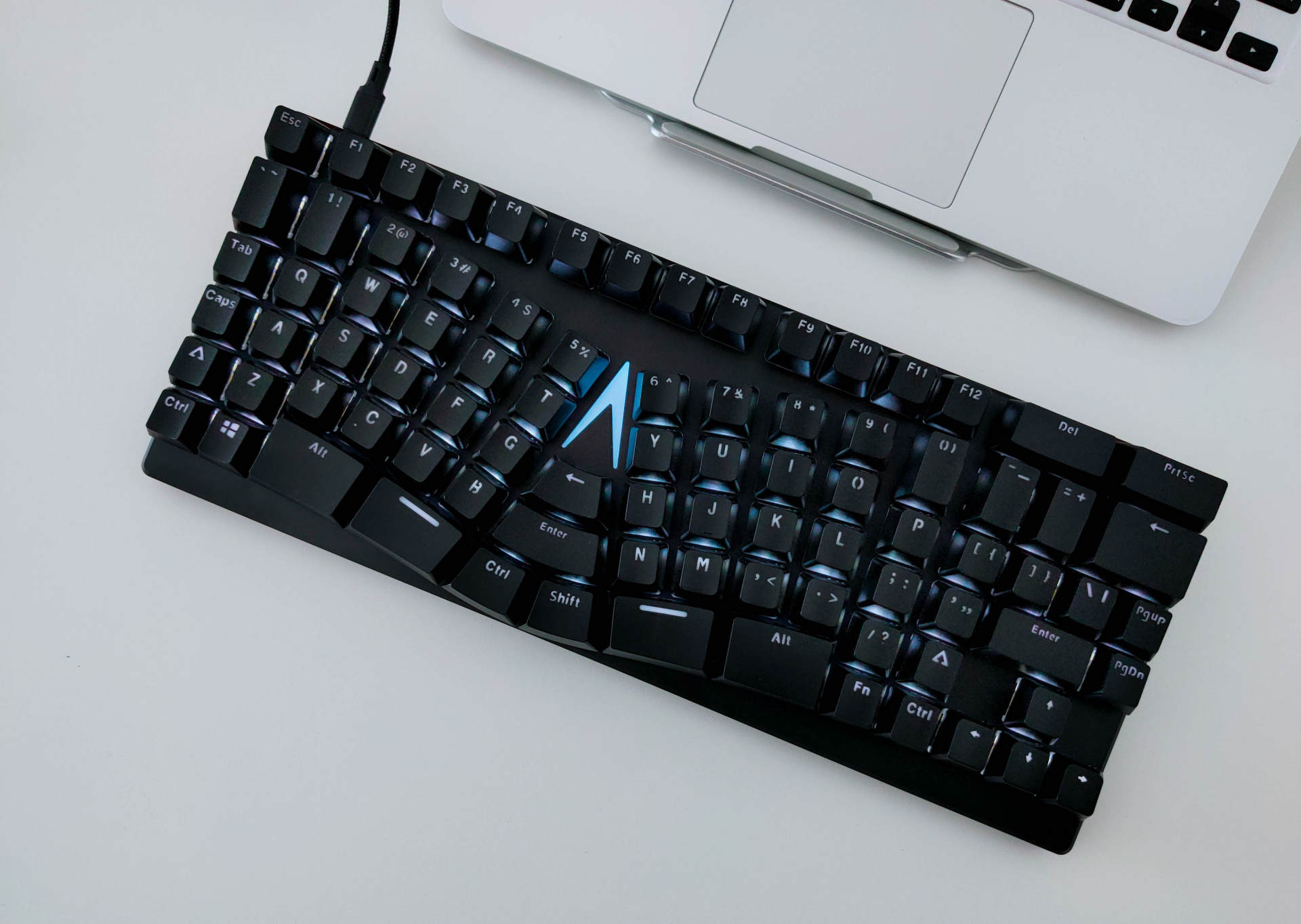 x-bows人体工学机械键盘试用体验,x-bowslite人体工程学键盘