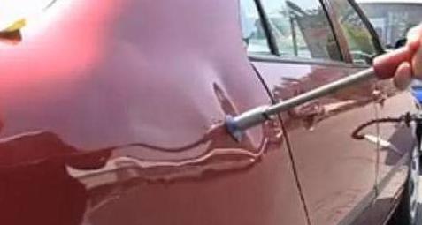 车子外壳凹陷怎么修复,车身金属外壳凹陷修复