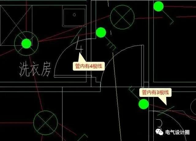 照明系统图的识图顺序,电气照明平面图