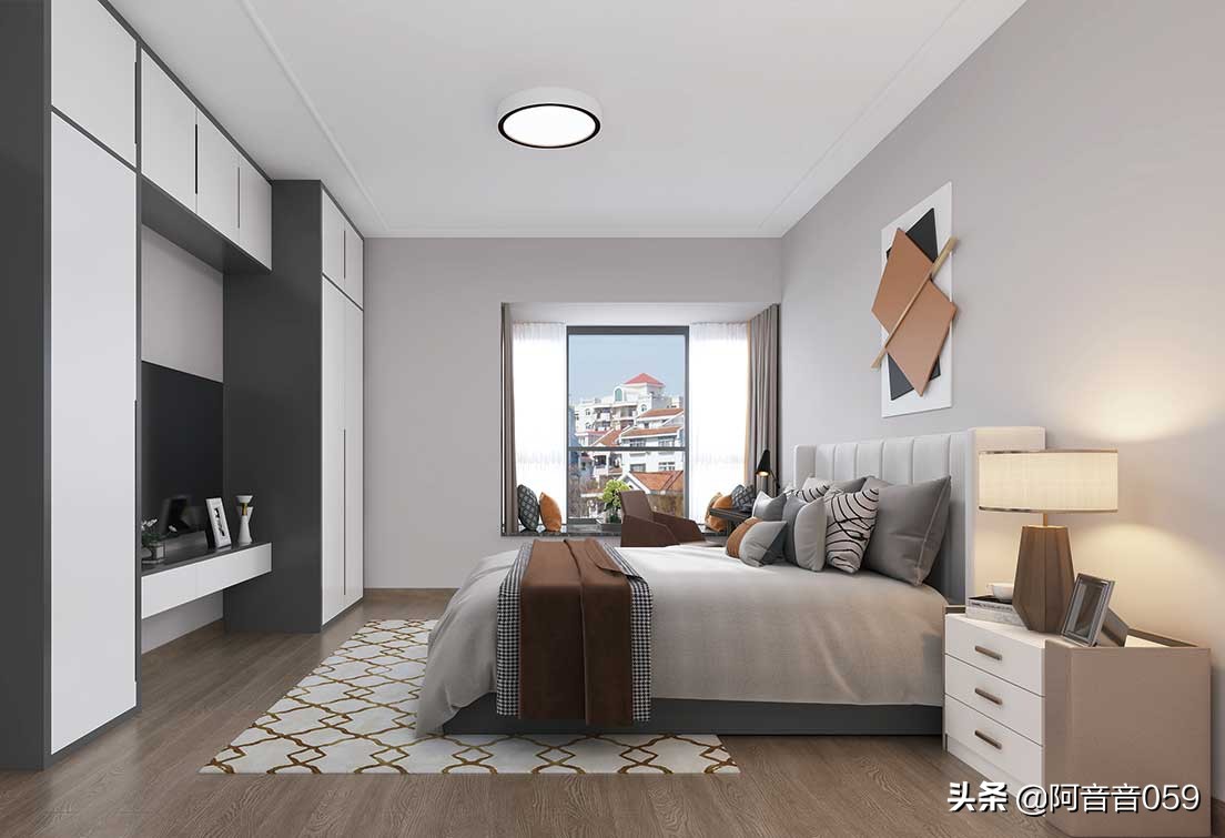 电视柜和衣柜一体怎么设计好看,衣柜电视柜一体设计推荐