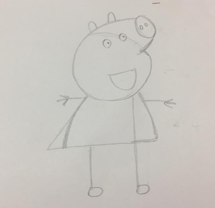 小猪佩奇怎么画简单画法一学就会,小猪佩奇简笔画怎么画简单又好看