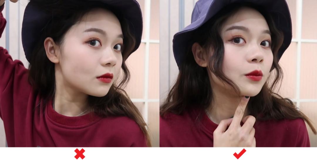 棒球帽白色和黑色帽子哪个显脸小,帽子大头围大脸显脸小