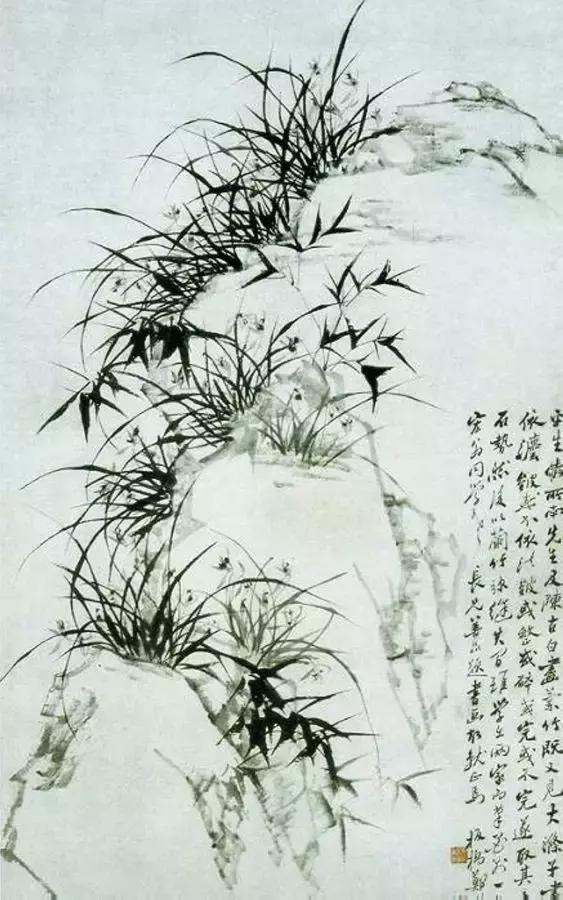 讲解郑板桥兰花画,郑板桥画兰花作品
