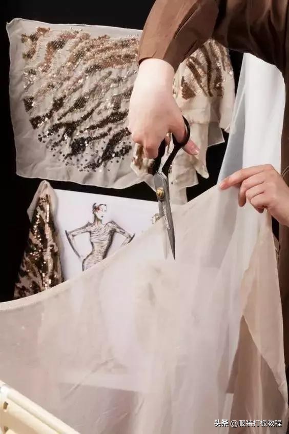 服装制版裁剪教学,服装手工裁剪制版