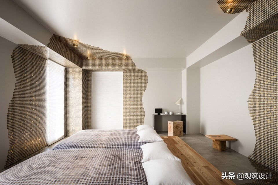 BnAAlterMuseum美术馆酒店，京都，艺术房间与垂直画廊