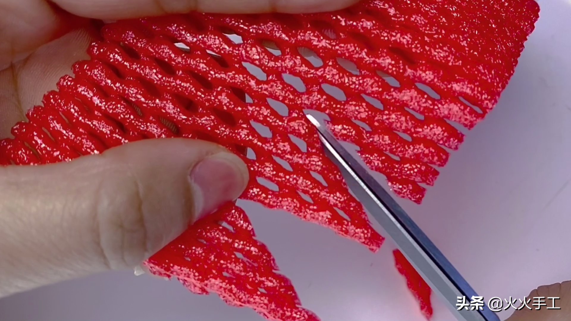 超简单的儿童手工水果网,适合女生做的水果小手工