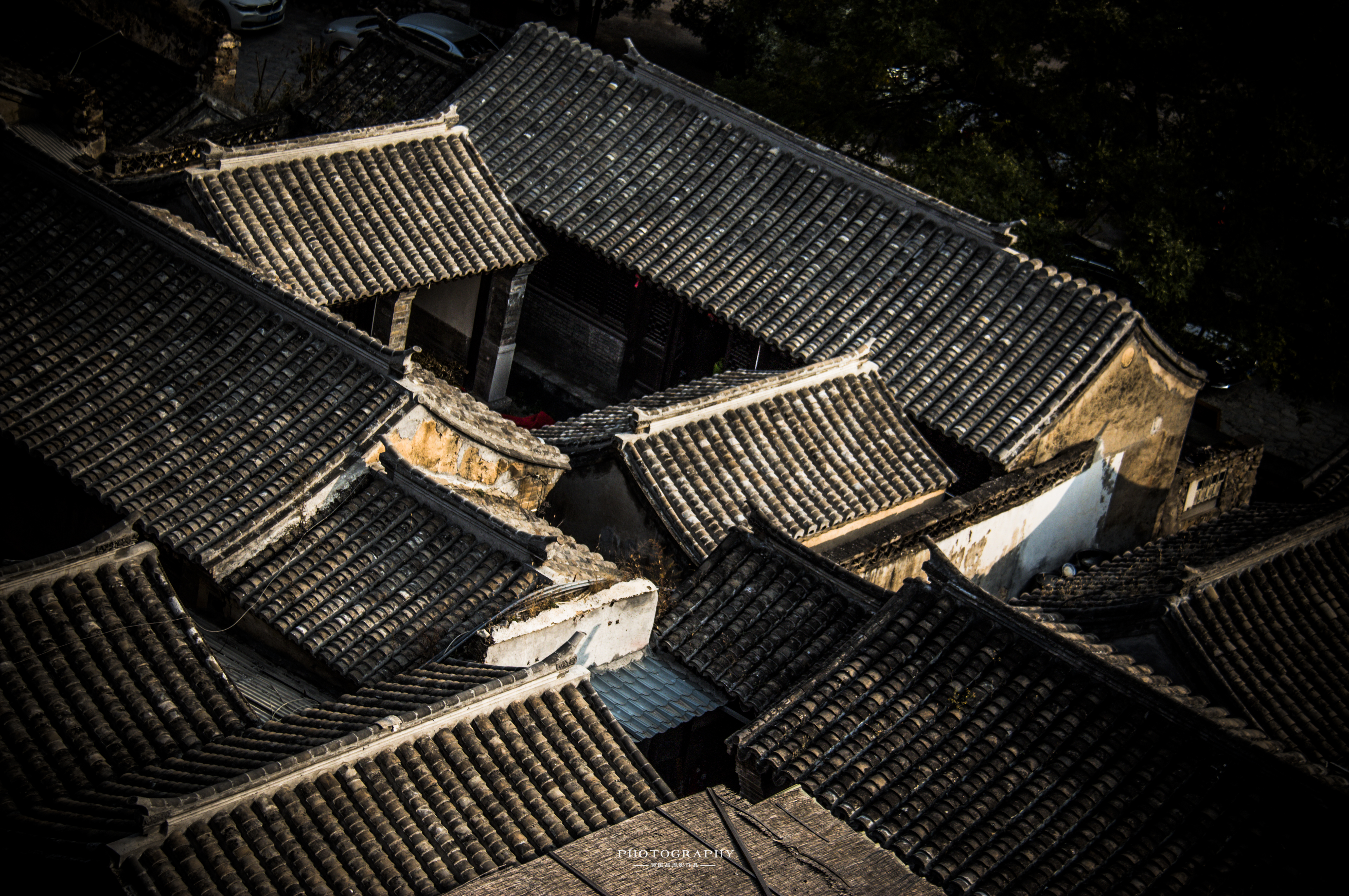 哪里可以拍爨底下村全景,美丽的爨底下村