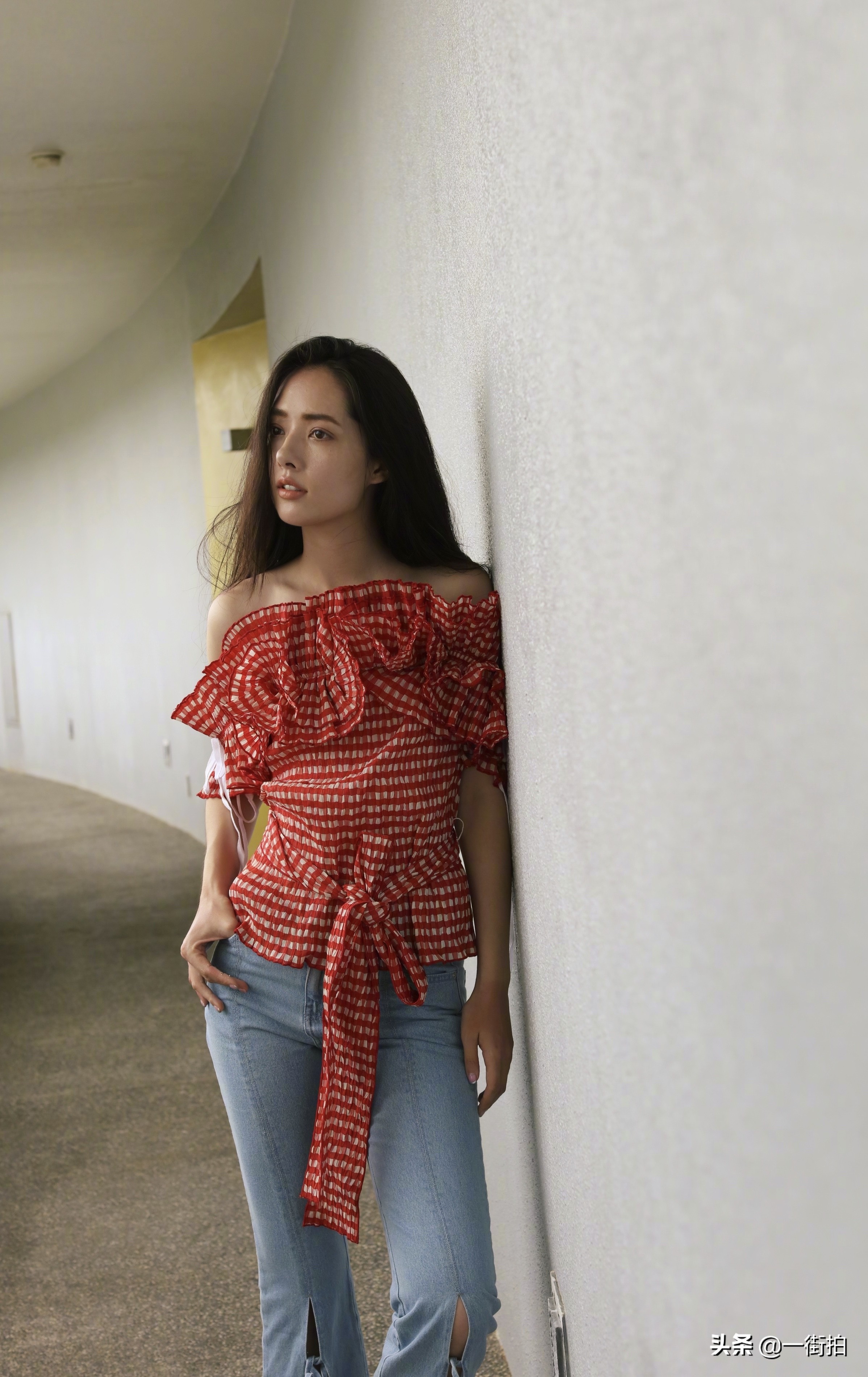 郭碧婷黑发飘扬完整版,郭碧婷黑长直披发照片