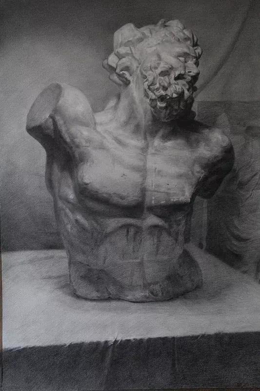 素描石膏像写生方法说课,素描石膏像入门教程