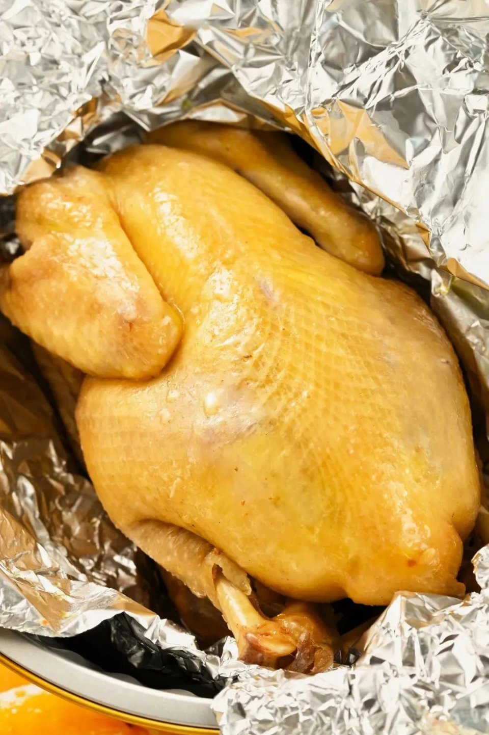 古法盐焗鸡爽爆了,传统盐焗鸡爆汁呈现