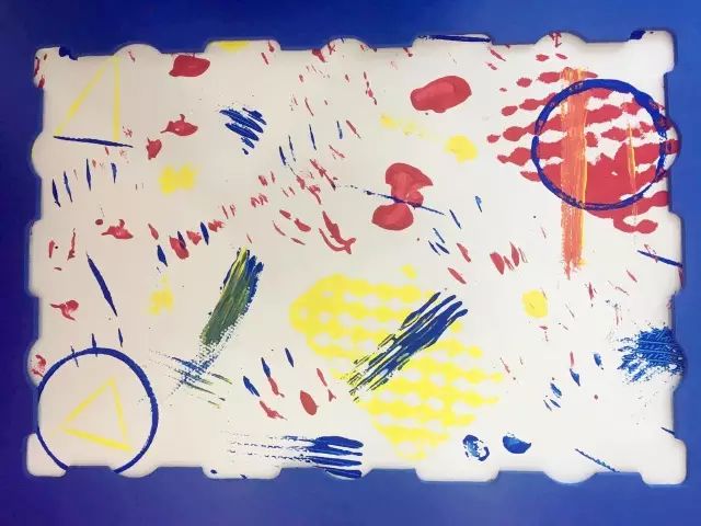 印染手工制作,印染拓印画