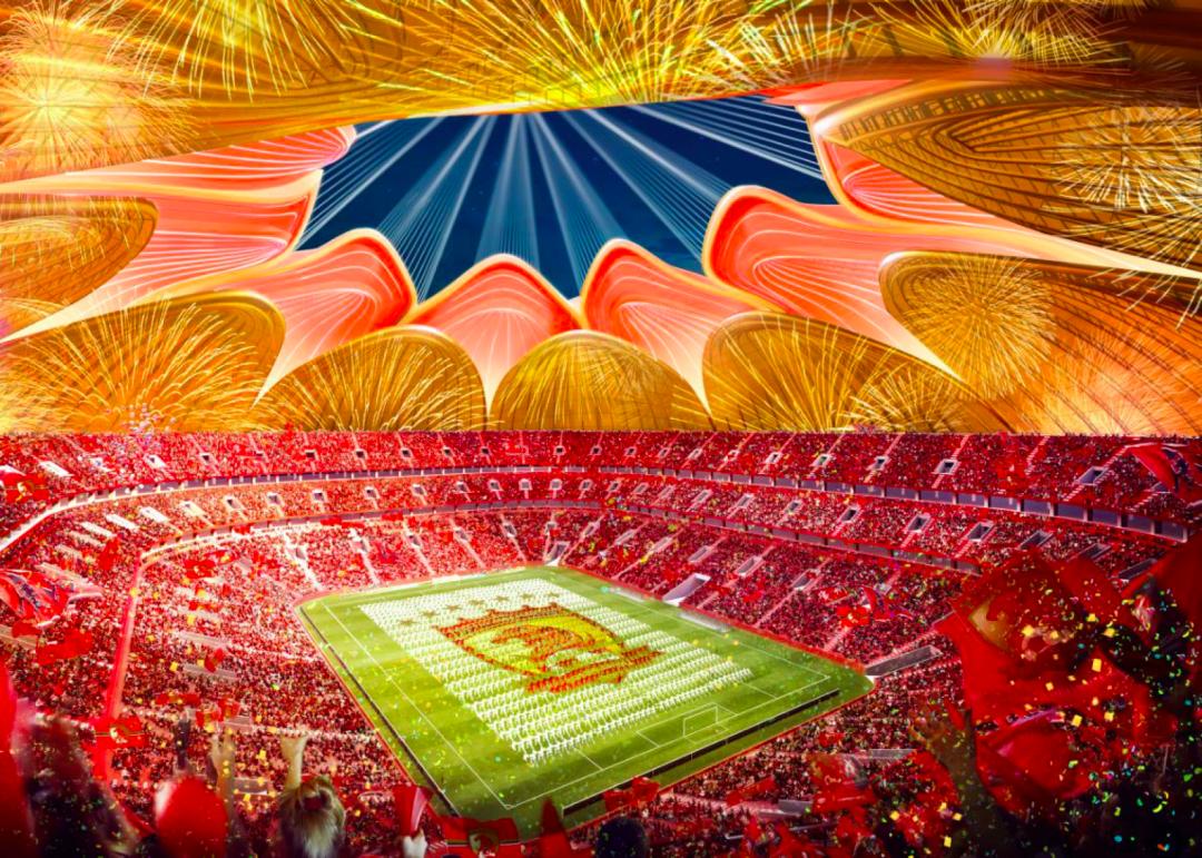 创五项世界之最,世界最大专业足球场广州恒大