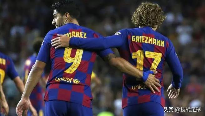 乌拉圭球星苏亚雷斯技术,苏亚雷斯和格列兹曼谁放左路右路