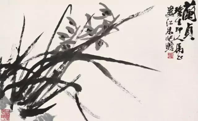 国画大师兰草画欣赏,现代中国十大画兰名家