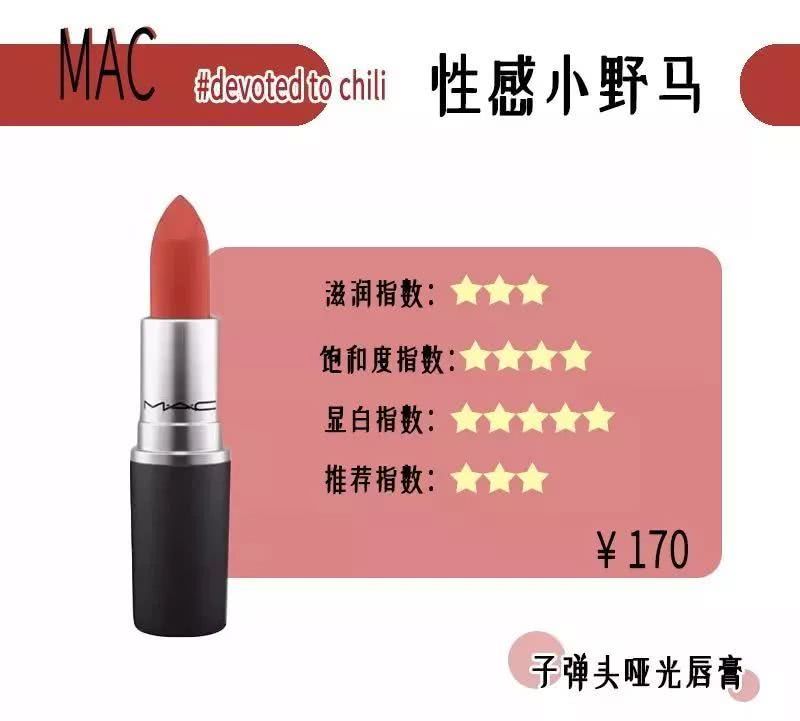 黑黄皮必入手的10支超显白口红,人气口红色号排行榜前十名