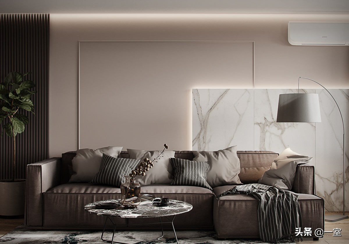 3.3米背景墙设计,客厅背景墙设计简约款