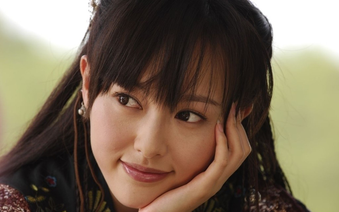 八位最惊艳的古装女子图片手绘,明星手绘壁纸古装