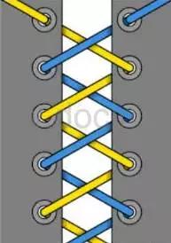 adidasozweego花式鞋带系法,几十种系鞋带的方法