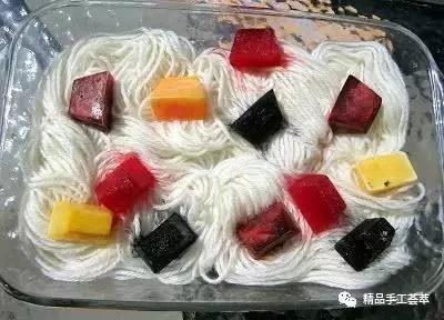 有趣的染色方法,毛线是怎么染的