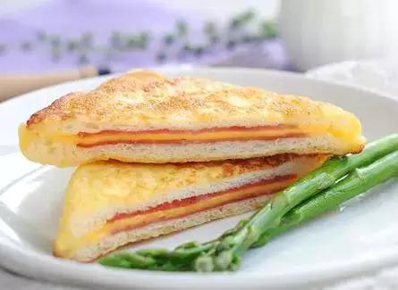 火腿西多士图片,火腿西多士香