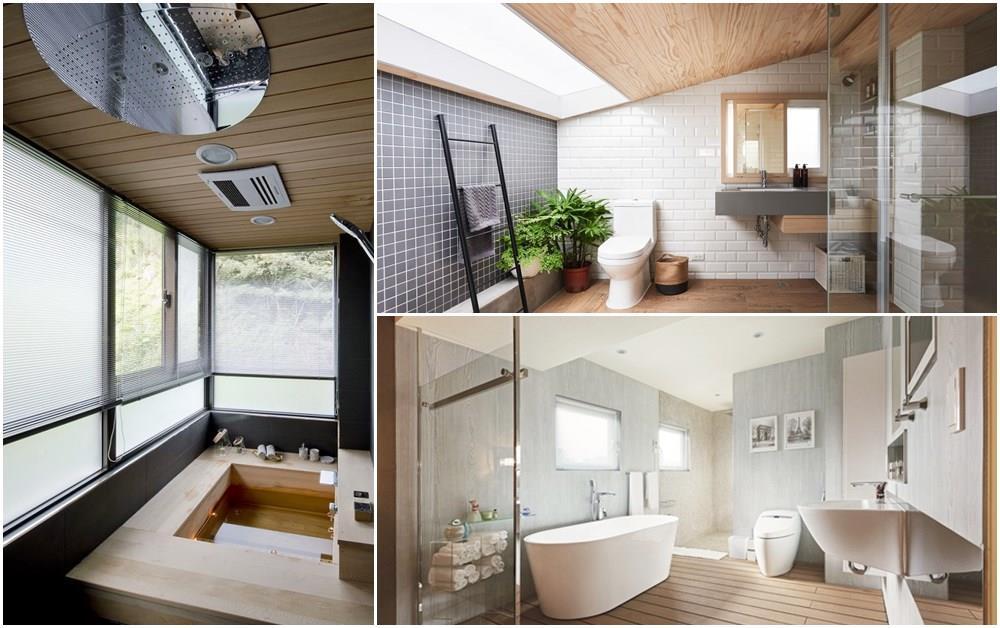 装修原木风浴室,原木风浴室风格