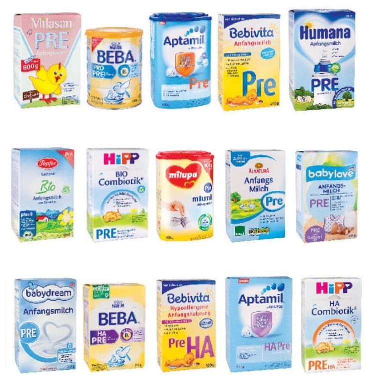 德国12款奶粉对比,国产婴儿奶粉与进口婴儿奶粉比较