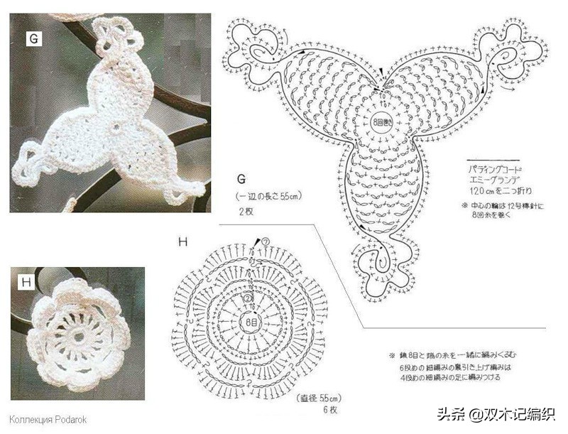 多款漂亮时尚的爱尔兰蕾丝钩花配饰手拿包包，附图解