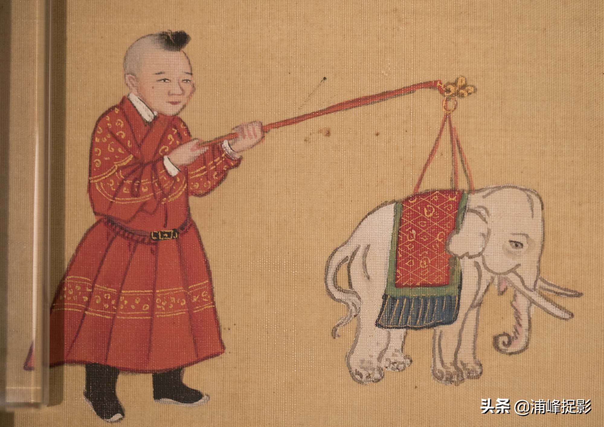 明朝皇帝出土古画,一幅明朝皇帝的古画