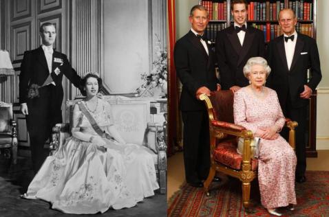 菲利普亲王和女王的幸福时刻,英国女王和菲利普第一次相见