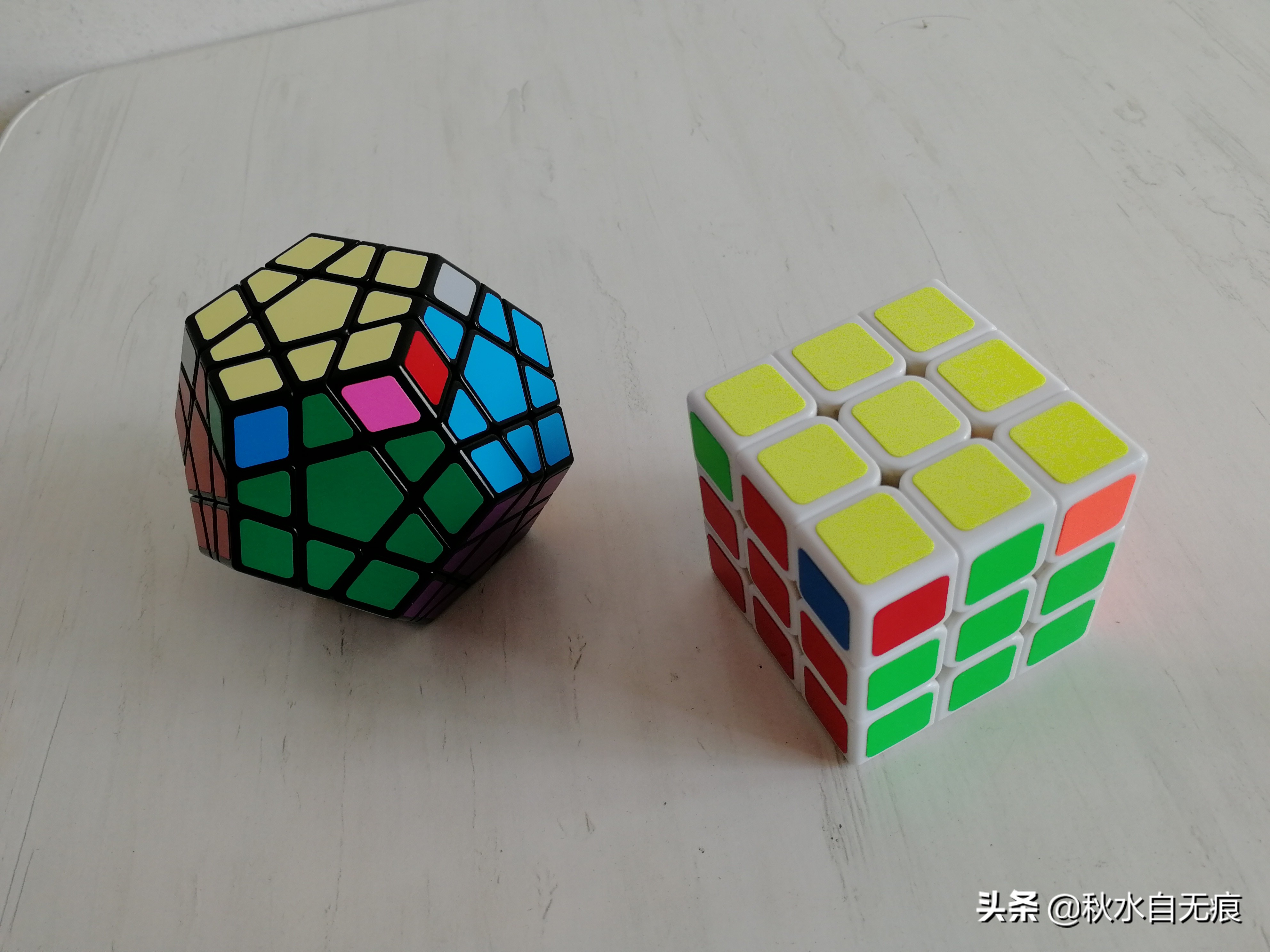 魔方角块如何调整到棱块位置,五魔方如何调整顶层棱块